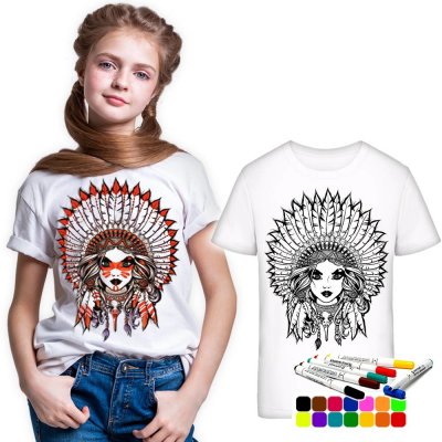dětské tričko s vlastním motivem + fixy na textil 6 barev – Zboží Mobilmania
