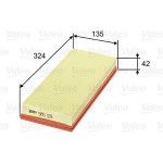 Vzduchový filtr VALEO 585129 – Hledejceny.cz