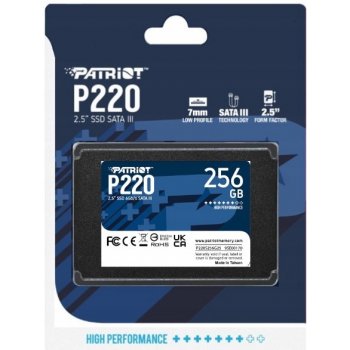 Patriot P220 256GB, P220S256G25