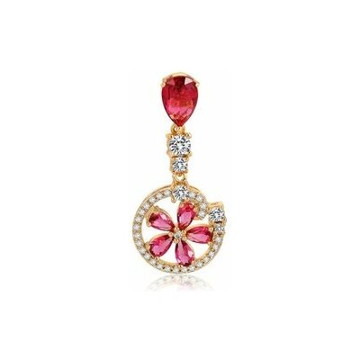 Krista Paulitti Zlaté ozdoby na NailArt TRIPLE AAA ZIRCON SELECTION CHAMP. GOLD PLATING Ø 16 MM X 34 MM ROSE – Hledejceny.cz
