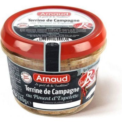 Label Rouge Farmářská terina s paprikou Espelette 180 g – Zboží Dáma