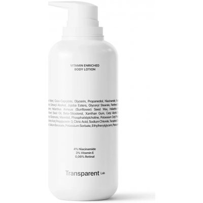 Transparent Lab Vitamin Enriched Tělový balzám 400 ml – Zboží Dáma