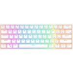 Royal Kludge RK61 RGB red switch white – Zboží Živě