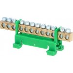 ELEM MŮSTEK PE 12 (SVORKOVNICE 12X16MM2) NEKRYTÝ IP00 ZELENÝ 63A NA DIN 1000009 – Sleviste.cz