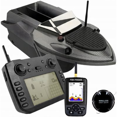 LOKEEVAN V030 s echolotem, dosah 800 m, baterie 20000 mAh, nosnost 3 kg, rychlost 15 km/h, GPS + taška – Zboží Mobilmania