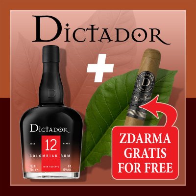 Dictador Rum 12y 40% 0,7 l (holá láhev) – Sleviste.cz