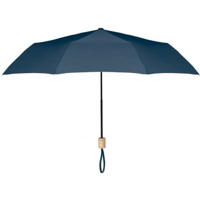 Manuálně skládací deštník 3-dílná konstrukce modrý – Zboží Mobilmania