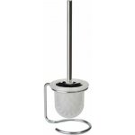 Bemeta design Omega - WC štětka, miska sklo, na postavení, černý kartáč 104113107 – Hledejceny.cz