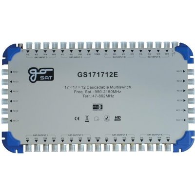 Satelitní multipřepínač GoSAT GS171712E – Hledejceny.cz