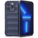 Pouzdro Efecto Magic Shield Case iPhone 13 Pro flexibilní pancéřové tmavě modré – Zboží Mobilmania