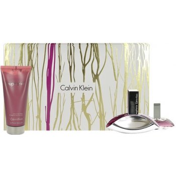 Calvin Klein Euphoria EDP 100 ml + EDP 15 ml + tělové mléko 200 ml dárková sada