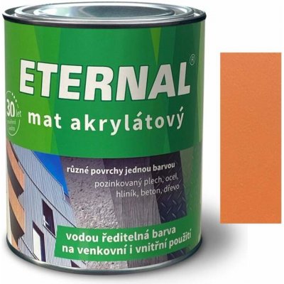 Eternal mat akrylátový 0,7 kg cihlově červený – Zboží Mobilmania