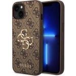 Pouzdro Guess PU 4G Metal Logo iPhone 15 hnědé – Hledejceny.cz