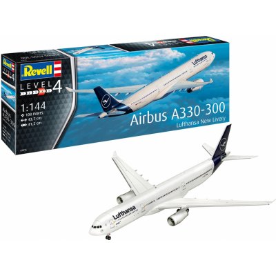 Revell Airbus A330-300 Lufthansa Model Kit 03816 1:144 – Hledejceny.cz