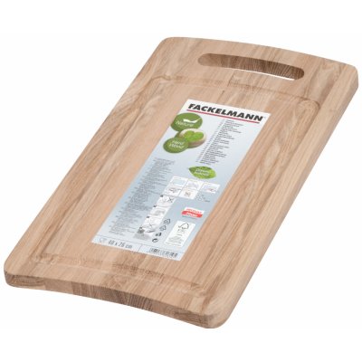 Fackelmann Kuchyňské prkénko dubové 34 x 20 x 1,4 cm – Zboží Dáma