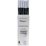 Artmagico akrylový popisovač 5 ks bílá 0,7 mm 80135 – Zboží Živě