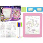 Magické osvětlené 3D Plaque Pink Glasses – Hledejceny.cz