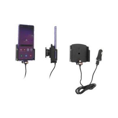 Brodit držák do auta nastavitelný s USB-C a nabíjením z cig. zap./USB QC3.0 š. 75-89 mm, tl. 2-10mm 721204 – Zboží Živě