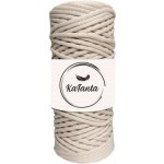 Polyesterová příze plochá 3mm/100m natural – Zboží Dáma