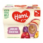 Hami 100% ovoce Jablko švestka 4 x 100 g – Zboží Dáma