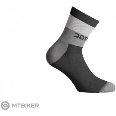 Dotout Stripe cyklistické ponožky Black/Grey