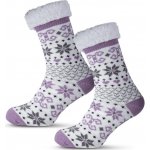 Ponožky na spaní HVĚZDIČKY fialové – Zboží Dáma Ponožky na spaní HVĚZDIČKY fialové – Zboží Dáma