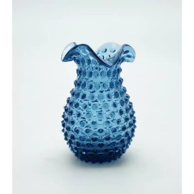 Váza 18cm – Hobnail – Ananas – modrý kouř – Hledejceny.cz