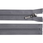 Prima-obchod Kostěný zip No 5 délka 80 cm s ozdobným jezdcem, barva 319 šedá ocelová – Hledejceny.cz