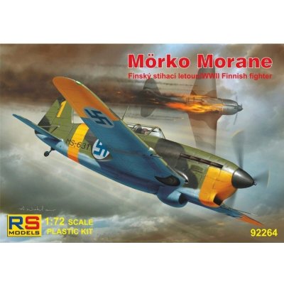 MODELS Mörko Morane Finnish WWII fighter 3x camo RS 92264 1:72