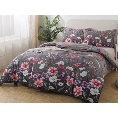 Xpose bavlna Renforcé povlečení Flora 140x200 70x90 – Zboží Dáma