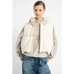 Reporter Young dívčí prošívaná vesta se stojáčkem krémová – Zboží Dáma