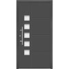 Domovní číslo Splendoor Hliníkové vchodové dveře Moderno M520/P, antracitová metalíza, 110 L