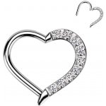 Šperky4U piercing segment titan srdíčko TIT1441-1210 – Hledejceny.cz
