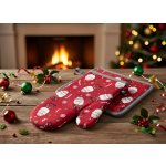 Vánoční kuchyňský set vánoční rukavice/chňapka SANTINO 18x30 cm/20X20 cm 100% bavlna ESSEX – Zboží Dáma