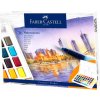 Akvarelová barva Akvarelové barvy Faber Castell 36 v sadě s plnitelným štětcem