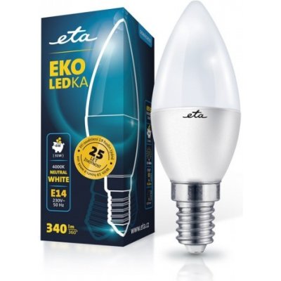 Eta EKO LEDka mini globe 4W, E14, neutrální bílá ETAP45W4NW01 – Hledejceny.cz