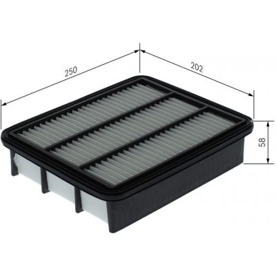 BOSCH F 026 400 744 Vzduchový filtr (F026400744) – Hledejceny.cz