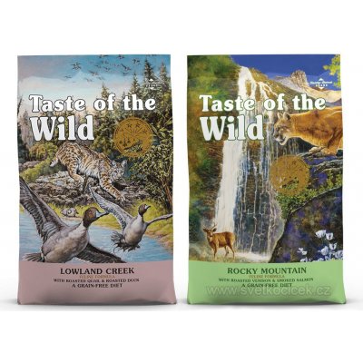Taste of the Wild Lowland Creek Rocky Mountain 2 x 6,6 kg – Hledejceny.cz