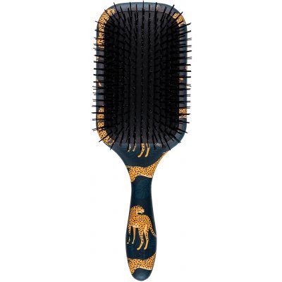 Denman plochý kartáč Tangle Tamer Ultra D90L leopard – Zboží Dáma
