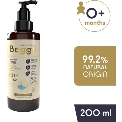 BEGGS Dětský sprchový gel na tělo i vlasy 200 ml – Zboží Dáma BEGGS Dětský sprchový gel na tělo i vlasy 200 ml – Zboží Dáma