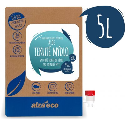 AlzaEco tekuté mýdlo Aloe Antibakteriální 5 l – Zbozi.Blesk.cz