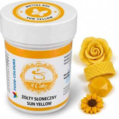 Food Colours Gelová barva zářivě žlutá 35 g – Hledejceny.cz