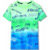 Dětské tričko Kugo FC0353 zelená / modrá Mix barev