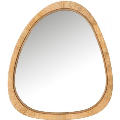 J-Line Ratanové závěsné zrcadlo Urobi 66 x 60 cm – Hledejceny.cz