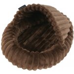 O´lala Pets Pelíšek pro hlodavce Papuče Stripe hnědý 36 x 43 cm – Sleviste.cz