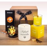 Giftboxeo pro maminku plné svíček vanilka – Zboží Dáma