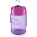 Avent dětský netekoucí hrneček s pítkem 260 ml fialový – Zboží Mobilmania