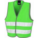 Result Safe-Guard Dětská reflexní vesta na suchý zip zelená fluorescentní – Zboží Mobilmania
