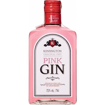 Kensington Dry Pink Gin 37,5% 0,7 l (holá láhev) – Hledejceny.cz