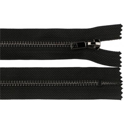 Kovový zip No 5 délka 18 cm (jeansový), malé, černá platina – Hledejceny.cz